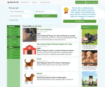 Petsforall.net(Pets For All) Screenshot