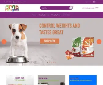 Petsgool.com(Online Pets Food and Accessories Store in India) Screenshot