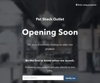 Petshackoutlet.com(Pet Shack Outlet) Screenshot