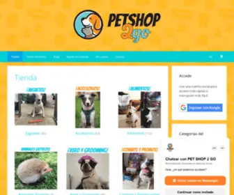 Petshop2Gocr.com(Todo para su mascota a un clic de distancia) Screenshot