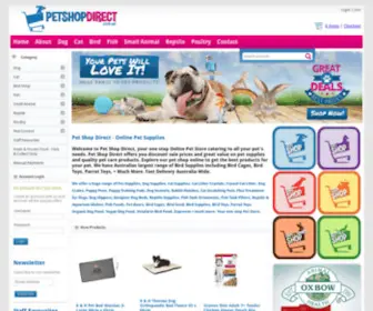 Petshopdirect.com.au(Pet Shop Direct) Screenshot