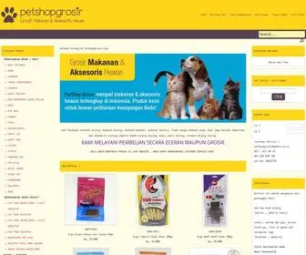 Petshopgrosir.com(Pet Shop Grosir & Retail Makanan Anjing) Screenshot