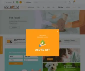 Petshopinuae.com(Online Pet Shop in Dubai: Pet corner) Screenshot