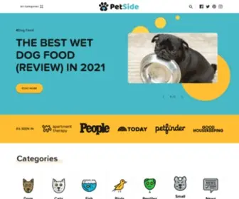 Petside.com(Pet Product Reviews & Tips) Screenshot