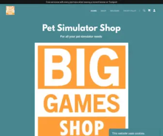 Petsimulatorx.shop(Pet simulator x) Screenshot