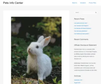 Petsinfocenter.com(Pets Info Center) Screenshot