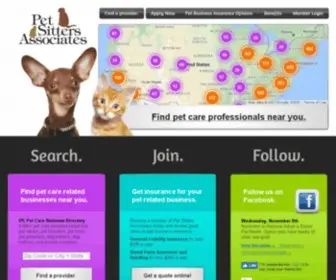 Petsitllc.com(Pet Sitters Associates) Screenshot