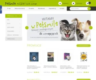 Petsmile.pl(Sklep zoologiczny dla wymagających) Screenshot