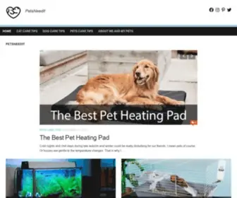 Petsneedit.com(Useful Pet Care Tips and Product Reviews) Screenshot