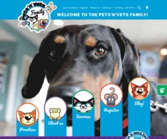 Petsnvets.org(The Pets'n'Vets Family) Screenshot