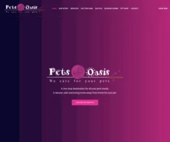 Petsoasisuae.com(One Stop Destination for Pets) Screenshot