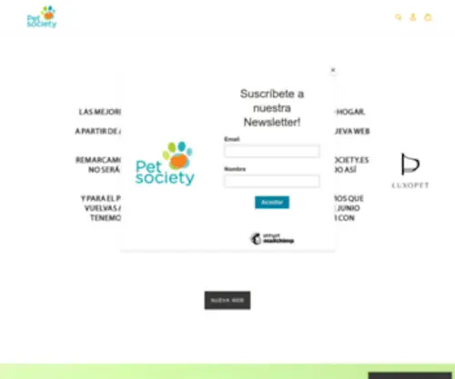 Petsociety.es(Pet) Screenshot