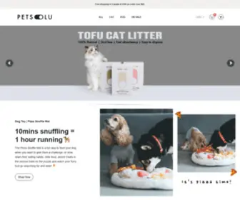 Petsolu.com(Best pet supply store in Canada. Buy high quality pet products online. We ensure every product) Screenshot