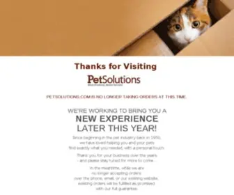 Petsolutions.com(Pet Supplies) Screenshot