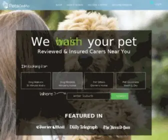 Petsonme.com.au(Dog Boarding) Screenshot