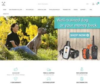 Petspy.com(Train your dog with innovative collars designed by professional dog trainers. Our mission) Screenshot