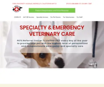 Petsreferralcenter.com(PETS Referral Center) Screenshot
