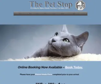 Petstopak.com(The Pet Stop) Screenshot