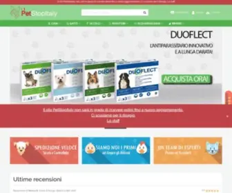 Petstopitaly.it(Antiparassitari Cani e Gatti Offerta al Miglior Prezzo Online) Screenshot