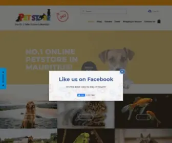 Petstoremauritius.com(Pet Products) Screenshot