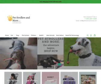 Petstrollersandmore.com(Pet Strollers and More) Screenshot