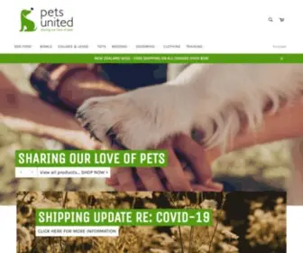 Petsunited.co.nz(Pet’s United) Screenshot