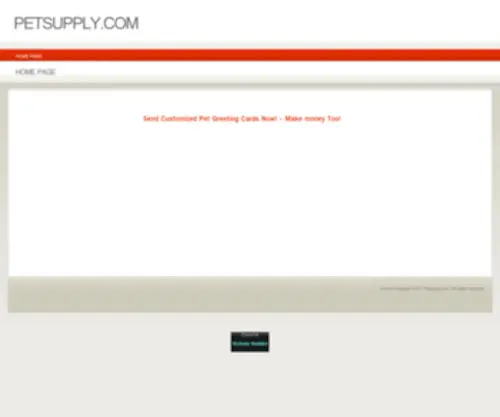 Petsupply.com(Home Page) Screenshot