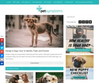 Petsymptoms.com(Pet Symptoms) Screenshot