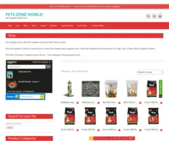 PetszoneWorld.com(Pet Supplies Store) Screenshot