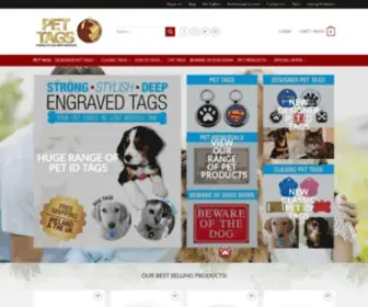 Pettags.ie(Buy Engraved Personalised Pet Tags For Easy Identification) Screenshot