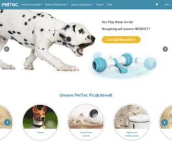 Pettec.de(Erziehungshalsbänder für Hunde & smartes Haustierzubehör) Screenshot