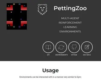 Pettingzoo.ml(Multi-Agent Reinforcement Learning Environments) Screenshot