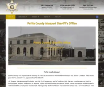 Pettiscountysheriff.com(To Serve and Protect) Screenshot