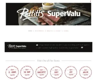 Pettitts.ie(Pettitt's SuperValu) Screenshot