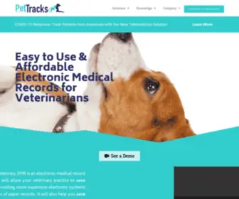 Pettracksemr.com(PetTracks) Screenshot
