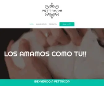 Pettricor.com(Otro sitio realizado con WordPress) Screenshot