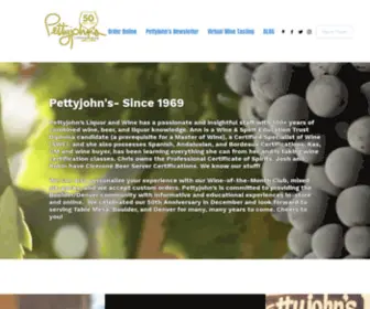 Pettyjohns.com(Boulder Pettyjohn's Liquor and Wine and Craft Beer) Screenshot