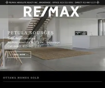 Petulasourges.com(Real Estate) Screenshot