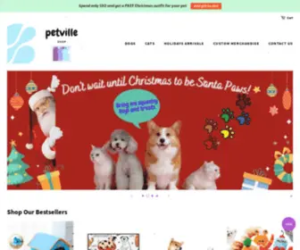 Petvilleshop.com(Our online pet supplies store) Screenshot