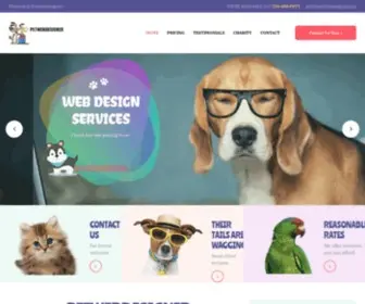 Petwebdesigner.com(Your pet website and marketing specialist) Screenshot