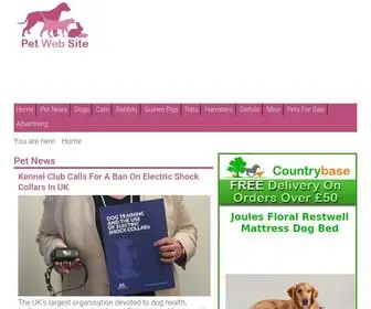 Petwebsite.co.uk(Pet Web Site) Screenshot