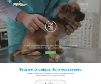 Petwellnessreport.com(Canine, Feline & Equine Pet Wellness Report) Screenshot