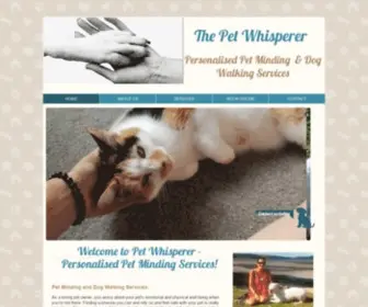 Petwhisperer.co.nz(Pet Whisperer) Screenshot