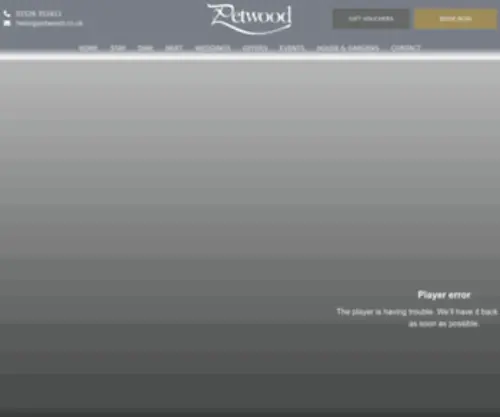 Petwood.co.uk(Historic Hotel and Gardens in Lincolnshire) Screenshot
