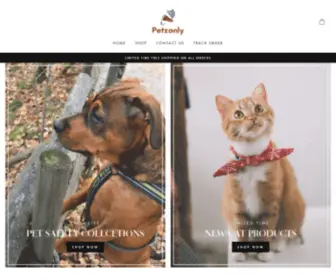 Petzonly.com(Best Pet Supplies) Screenshot