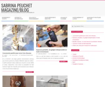 Peuchet.fr(Sabrina Peuchet Magazine/blog) Screenshot
