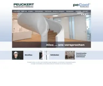 Peuckert.de(Peuckert GmbH Mehring) Screenshot