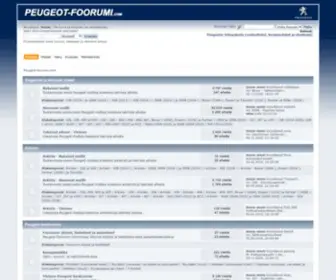 Peugeot-Foorumi.com(Etusivu) Screenshot