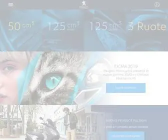 Peugeot-Motocycles.it(Benvenuto nel sito ufficiale di PEUGEOT Motocycles Italia) Screenshot