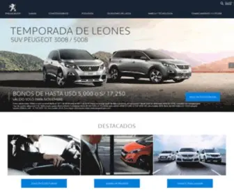 Peugeot-Peru.com(Peugeot Perú) Screenshot